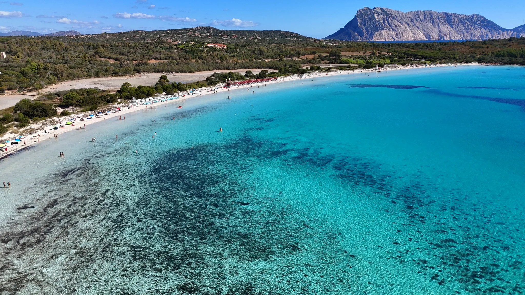 Cala Brandinchi, conosciuta come la Tahiti della Sardegna