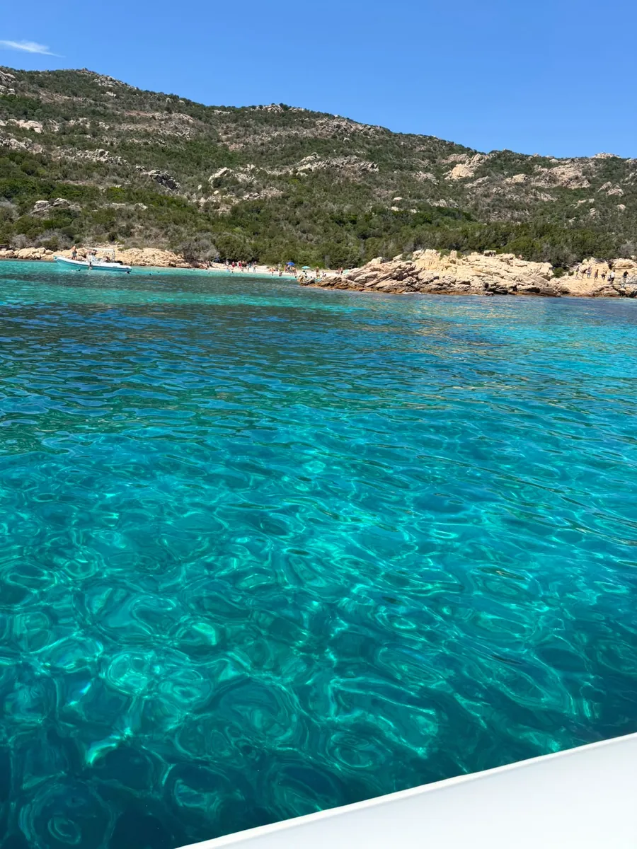 Turquoise water during the La Maddalena Archipelago tour