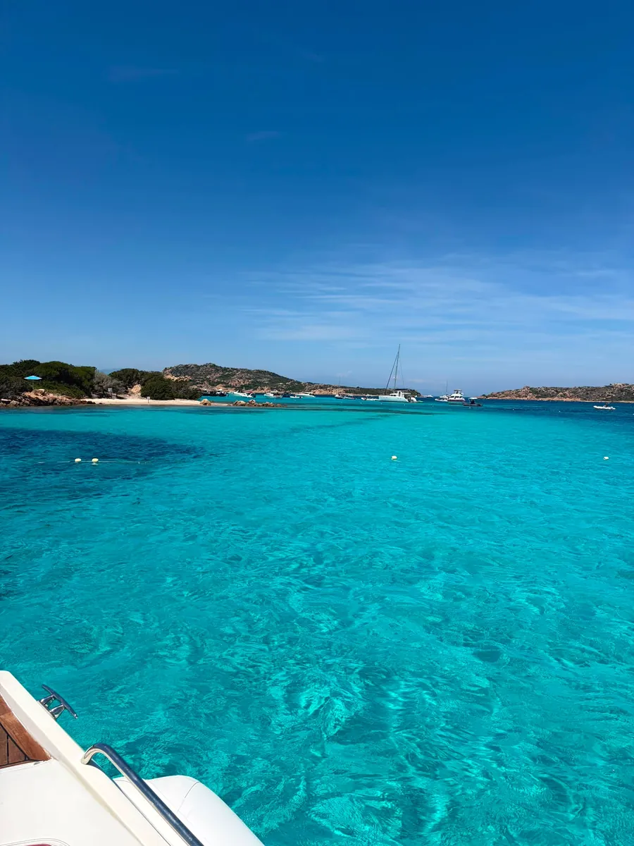 Crystal-clear sea in the La Maddalena Archipelago